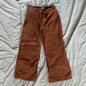 Madewell curvy slim emmett wide leg jeans